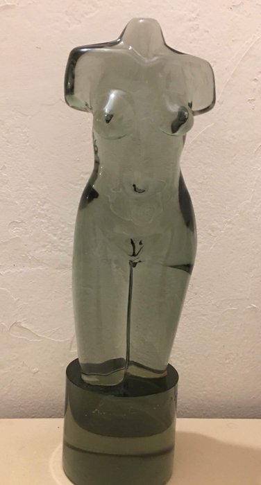 Loredano Rosin - Murano - 女人胸像雕塑40厘米 (1)