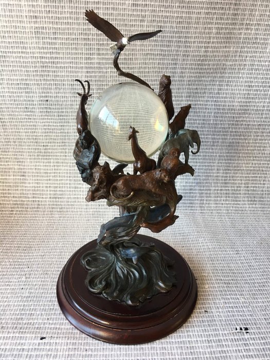 Steven D Lord - Skulptur - Bronze Kristallholz