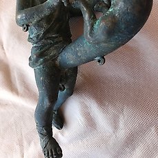 Sculptură, războinic cu sabie și pumnal, cu falus erecție - Catawiki