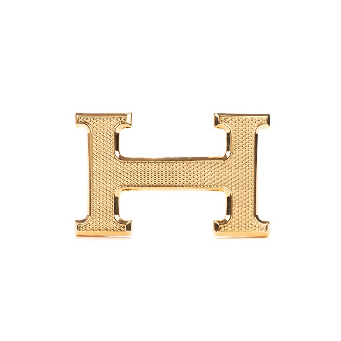 Hermès - Splendide Boucle de ceinture Constance à Guillochée dorée - Fibbia della cintura