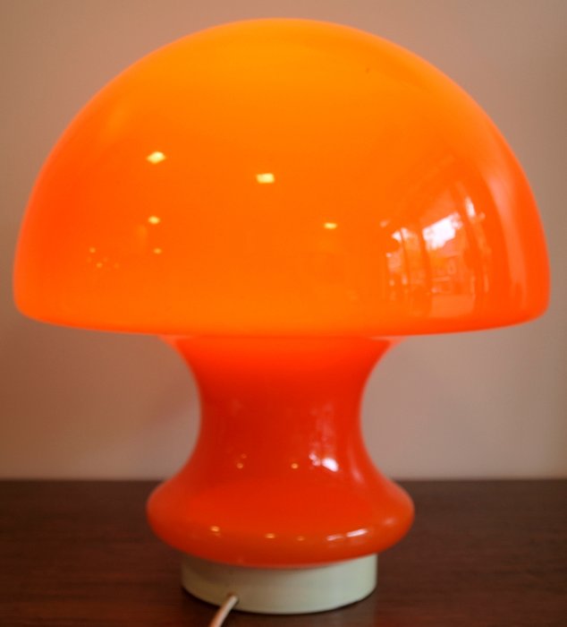 Lampa stołowa - Mushroom Pop Art