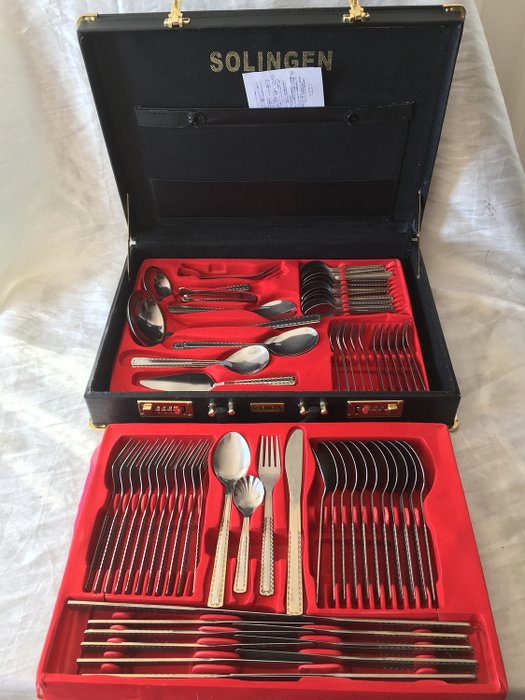 Cutlery Solingen high-end 70 pieces - 18/10 stainless steel 1st quality,