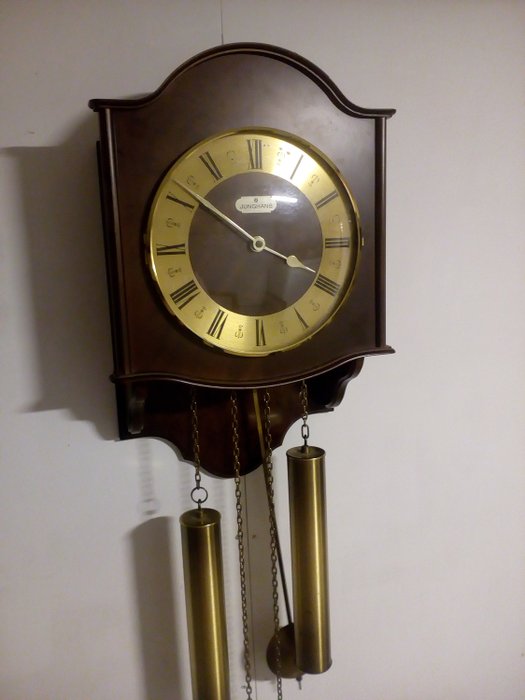 Junghans wall clock with pendulum - Wood - Second half 20th century