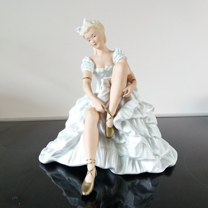 Heinz Schaubach - Schaubach Kunst - kép egy balerina - Porcelán