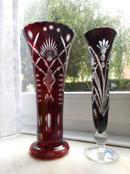 Buzau perla lux - 波希米亞花瓶 (2) - 玻璃