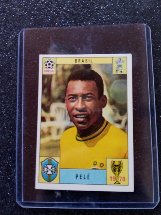 Panini - World Cup Mexico 70 - Αρχική χαλαρή κάρτα Pelé - 1970