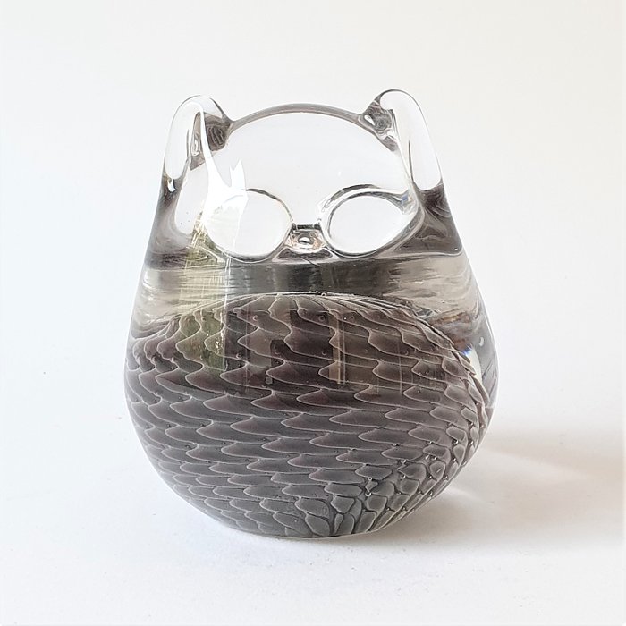 FM (Färe Marcolin) - FM Konstglas  - Massive sfumato owl - Glass