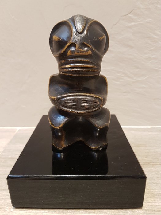 Figur halb Mensch halb Gott - Unbekannt - Tiki - Marquesas-Inseln - Französisch-Polynesien 