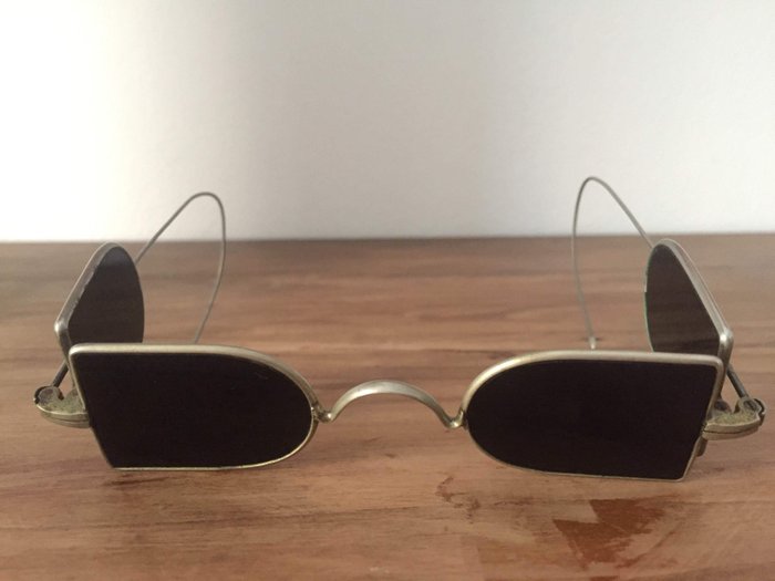 維多利亞時代的“ Double D”眼鏡 - 黃銅 - 19世紀下半葉