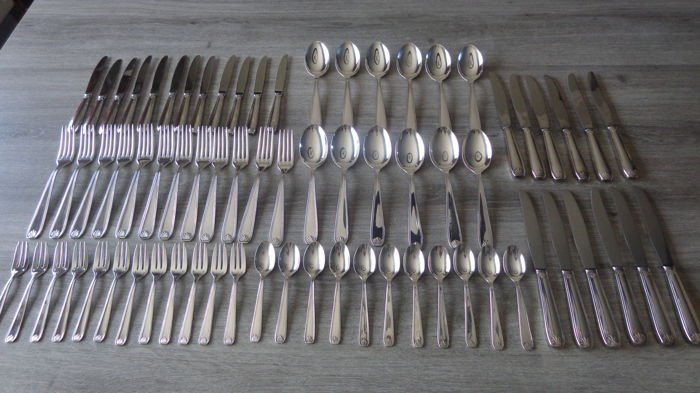 Guy Degrenne - Cutlery (72) - Mid-Century Modern - Silverplate