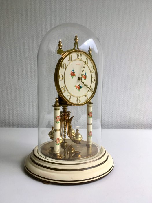 坤多400天時鐘 - 玻璃, 黃銅 - 20世紀中葉
