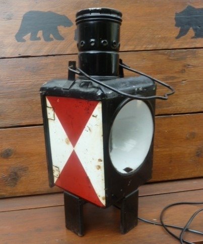 Railroad Signal Shunt Lamp / German Railways (DB) - Metal