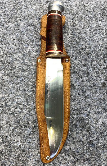 Japan - Japanese Vintage ORIGINAL BOWIE KNIFE - Unused Condition  - Hunting - Mes