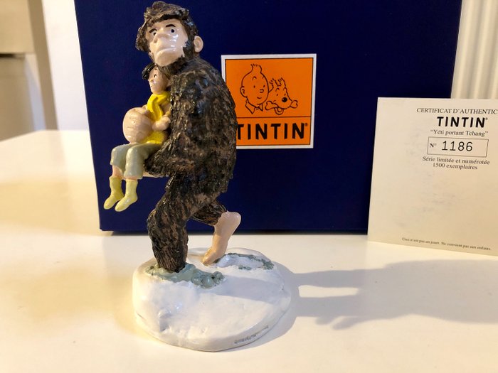 Tintin - Figurine Moulinsart 46942 - Yeti portant Tchang...