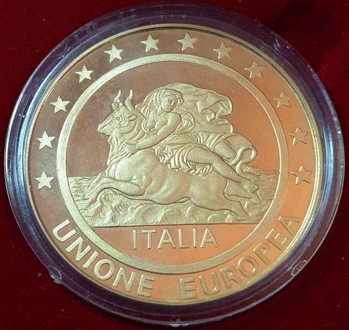 Europa - Italia Medaglia celebrativa Unione europea “Euro”  - Oro