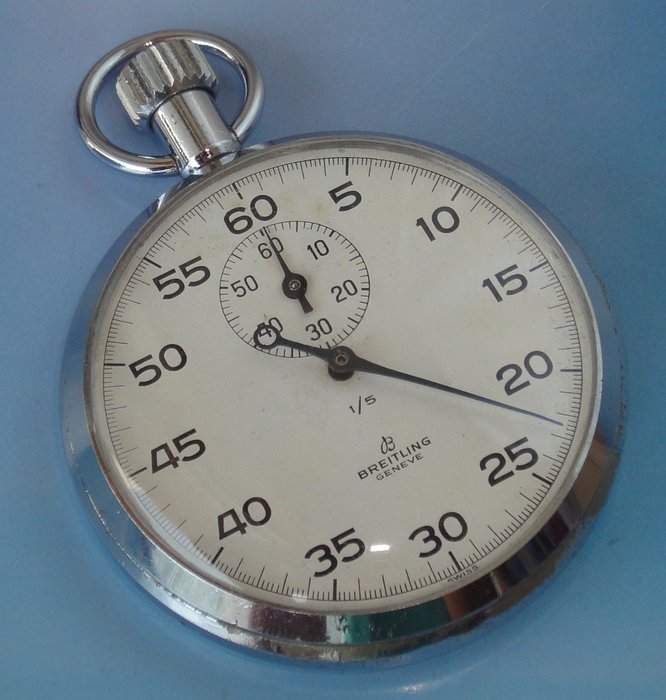 Breitling - Geneve Stopwatch 1/5 60 SEC. 60 MN. - Serial number 1031031 NO RESERVE PRICE  - Uniszex - 1970-1979