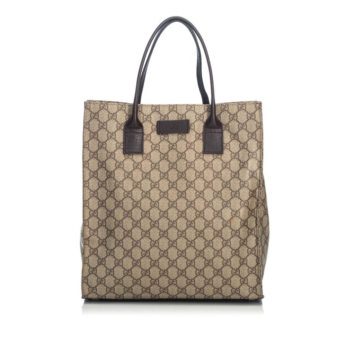 gucci coated canvas tote