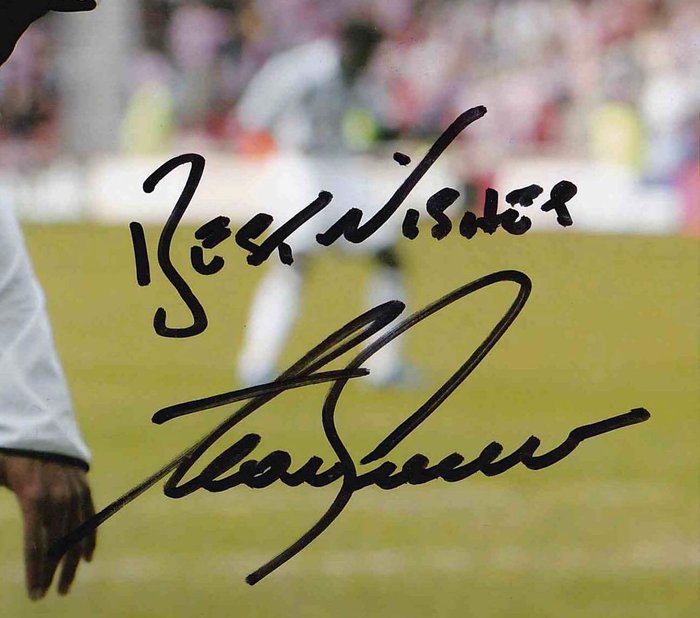 ALAN SHEARER NEWCASTLE UNITED AUTOGRAPHED SIGNED A4 PP POSTER PHOTO 