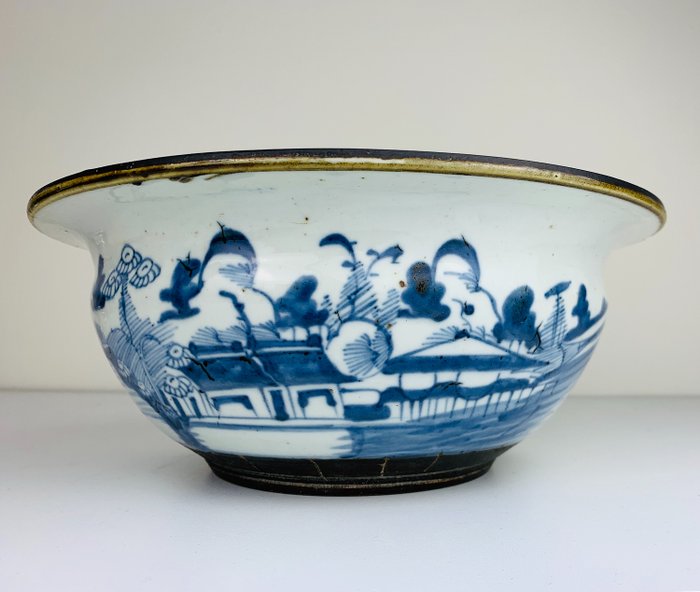Grande vaso cache cinese - sigillo in cera Jian Ding - Porcellana - Cina - Fine XIX secolo