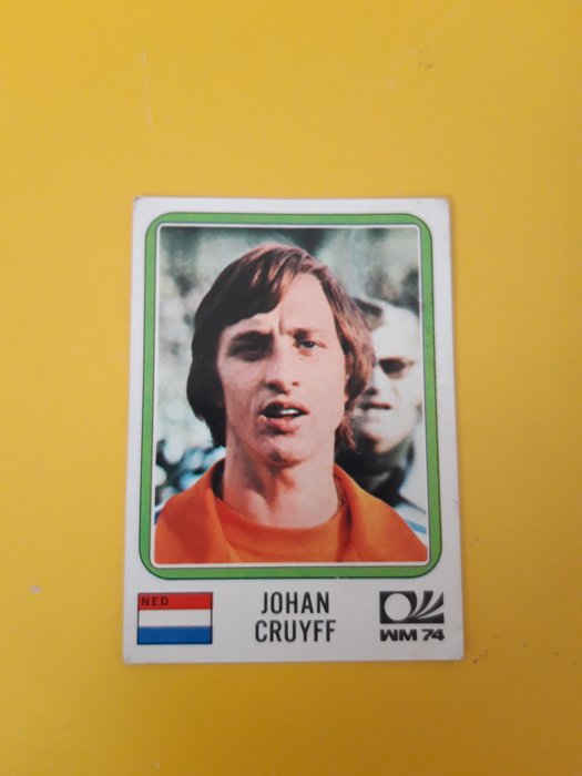 Panini - World Cup Football - Original lös klistermärke Johan Cruijff - 1974