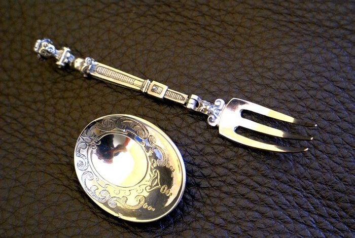 Ασημένια μαχαιροπήρουνα μετά το παράδειγμα του 17ου αιώνα. - .925 silver - Ολλανδία - 2ο μισό του 20ου αιώνα