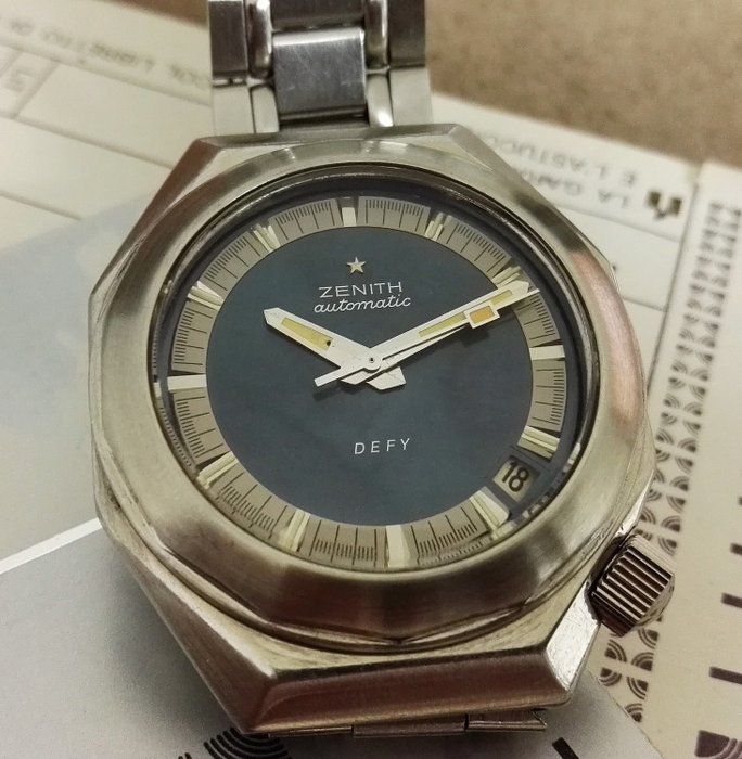 Zenith - A3651 defy blu dial gay freres bracelet serviced full set - A3651 - Men - 1970-1979