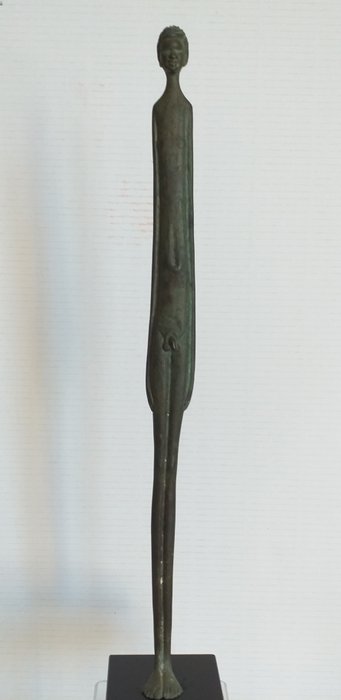 Scultura Etrusca "Ombra della Sera" - Museo Etrusco Guarnacci di Volterra, Toscana - 伊特鲁里亚小雕像 - 铜绿青铜