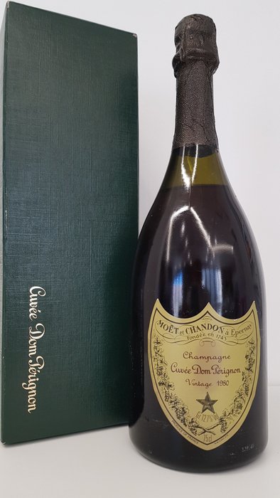1980 Dom Perignon Vintage - 香槟地, Epernay Brut - 1 瓶 (0.75L)