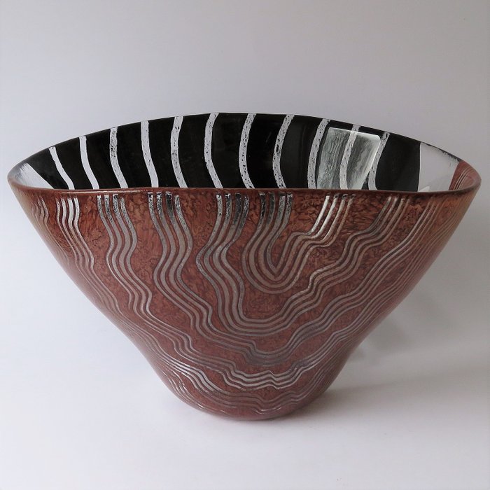 Monica Backström - Kosta Boda  - Tonga bowl - Largest size - 1956 grams - Crystal