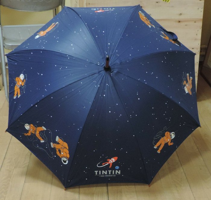 Tintin - Parapluie - On a marche sur la lune - Prima ediție - (1999)