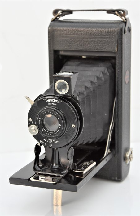 Houghton-Butcher (Ensign) Rare 1915-20  ENSIGN  'Synchro'  Folding Camera.