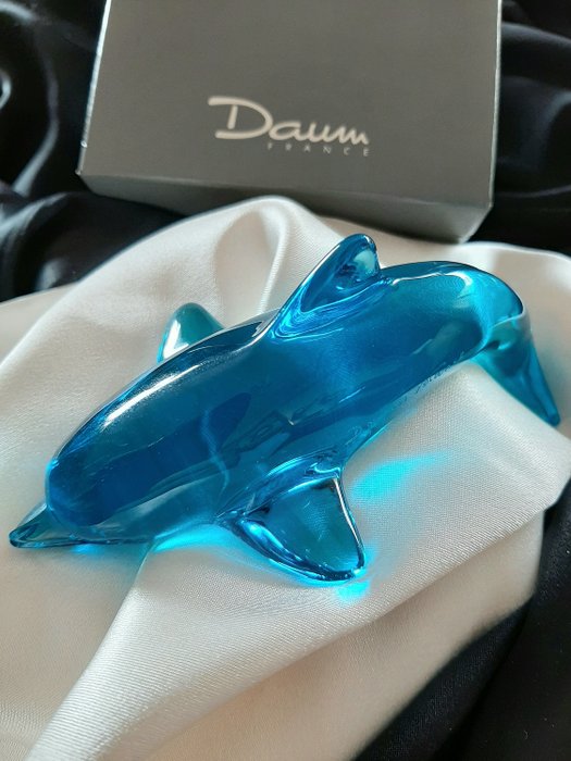 Daum - Estatuilla de delfines (1) - Cristal