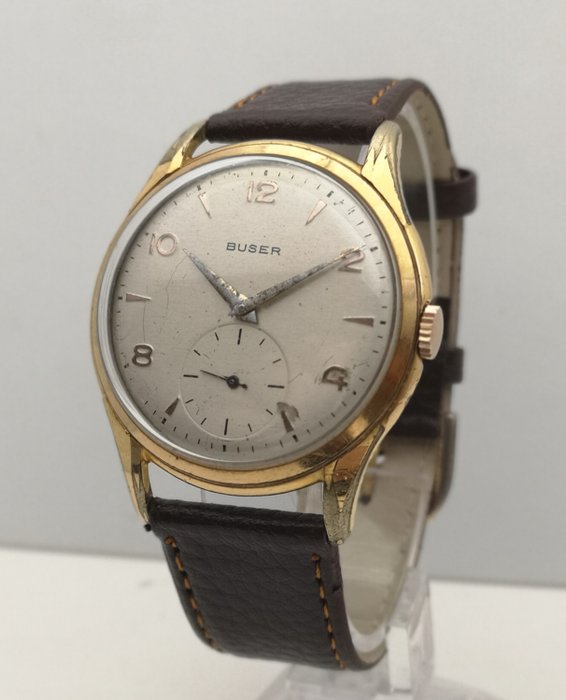 Buser Frères - (cal. In-house B180) - 17 Jewels - 38 mm - Swiss Made - Uomo - 1960-1969