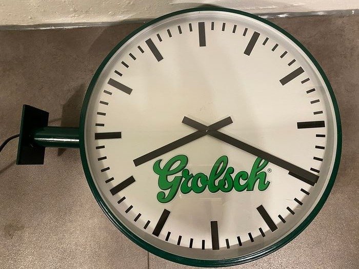 Grolsch - relógio da estação - Aço