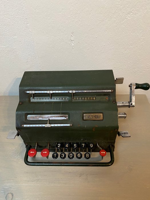 Facit NTK Sweden - Mechanischer Taschenrechner, 1950er Jahre - Gusseisen