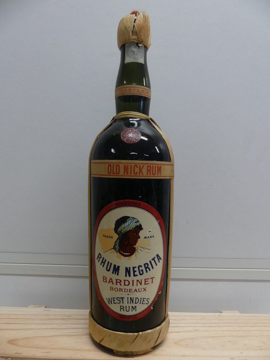 Negrita Bardinet - Old Nick Rum - b. 1960-tallet - 1.0 Liter