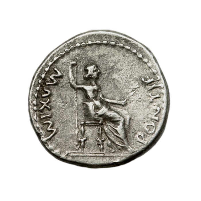 Roman Empire Ar Denarius Tiberius Ad 14 37 Tribute Penny Type Lugdunum Silver Catawiki