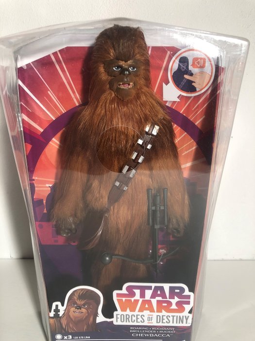 star wars forces of destiny roaring chewbacca adventure figure