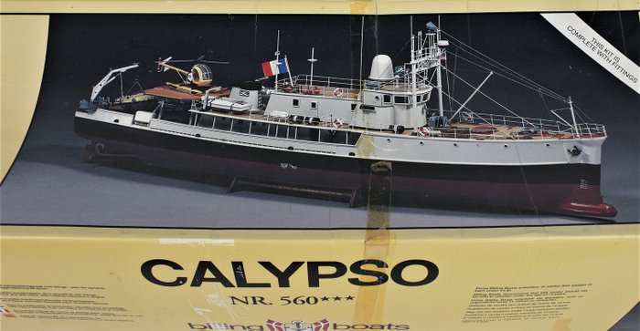 Billing Boats - Bateau Calypso célèbre (kit) - Bois, bronze, cuivre et plastique