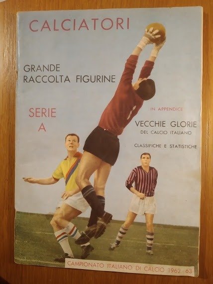Panini - Calciatori 1962/63 - Onvolledig album Campionato italiano di calcio