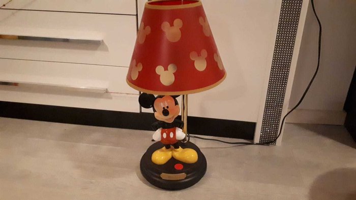 Mickey lamp Superfone  - Disney - Mickey Mouse lamp- Superfone- 50cm hoog - Első kiadás - (1990)