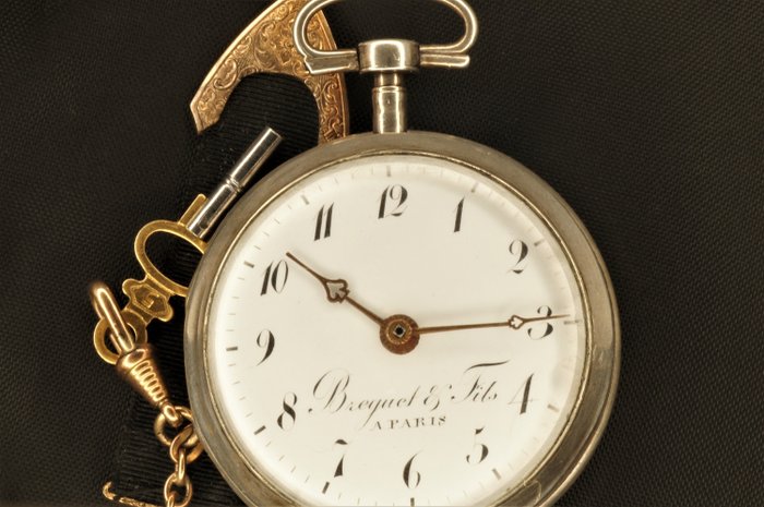 Breguet & Fils - verge fusee -  pocket watch - Férfi - 1850-1900