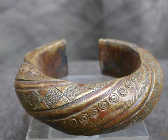 Armband (1) - Afrikanische Bronze - Westafrika 