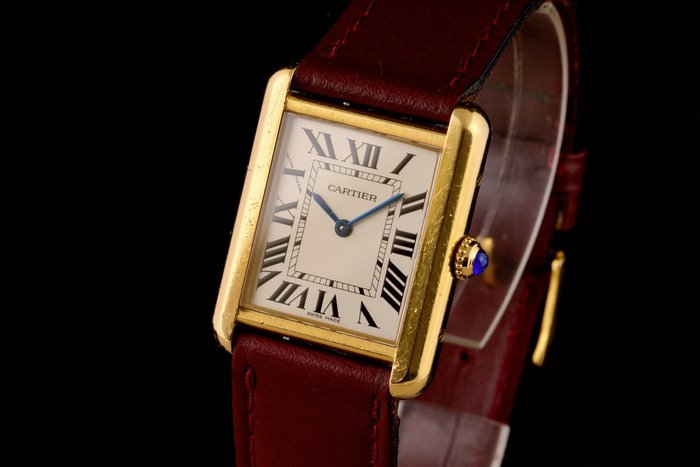 cartier tank solo gold price