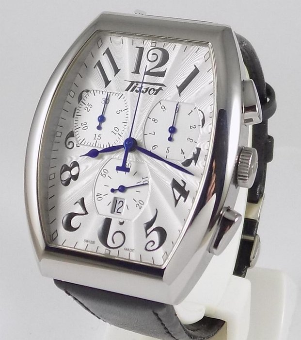 Tissot - Porto - Tonneau Chronograph - Pattern Dial - Z 193 - Herren - 2010