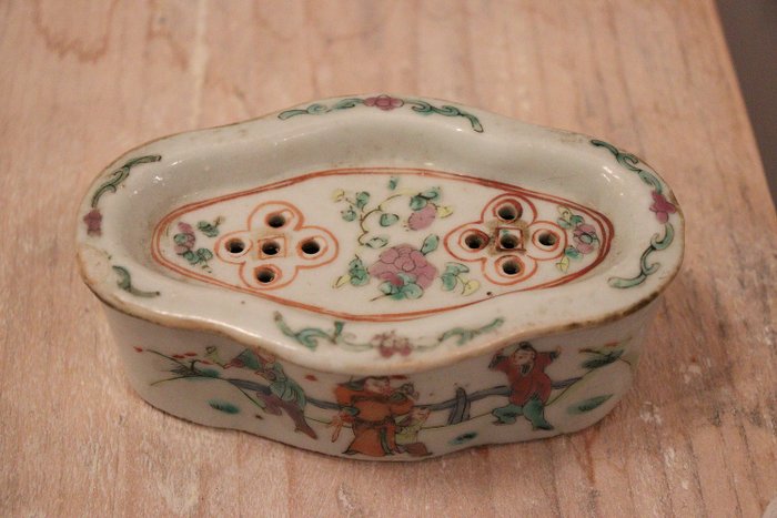 krikett doboz (1) - Porcelán - Kína - 19th century