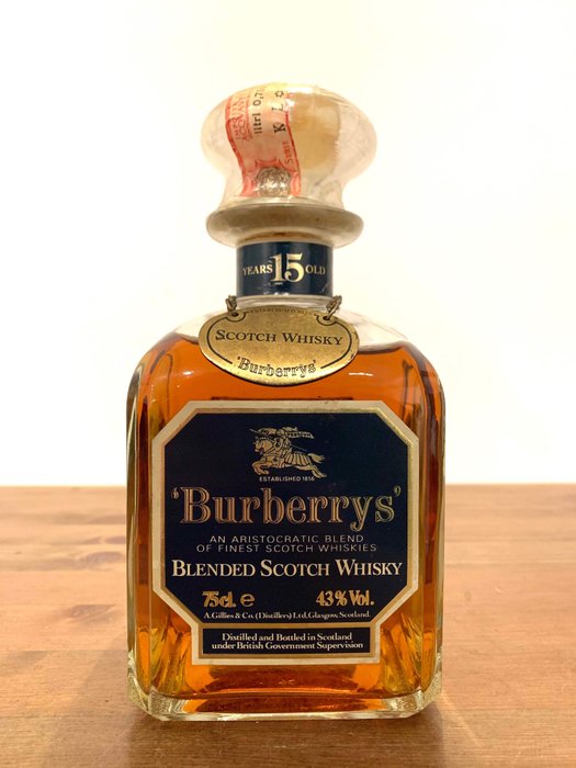 Burberry 15 years old Blended Scotch Whisky - b. 1980s - - Catawiki