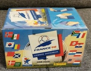 Panini - World Cup France 98 - 原裝密封盒100包 - 1998