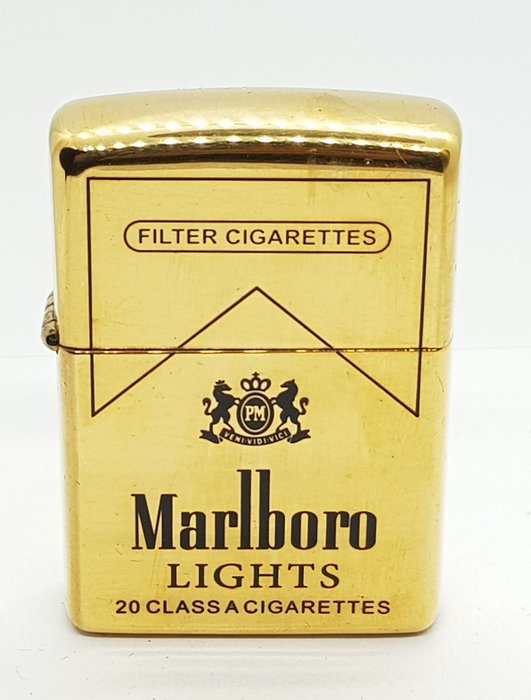 Zippo - Marlboro Lights Limited Edition 095/100 Solid Brass Very
