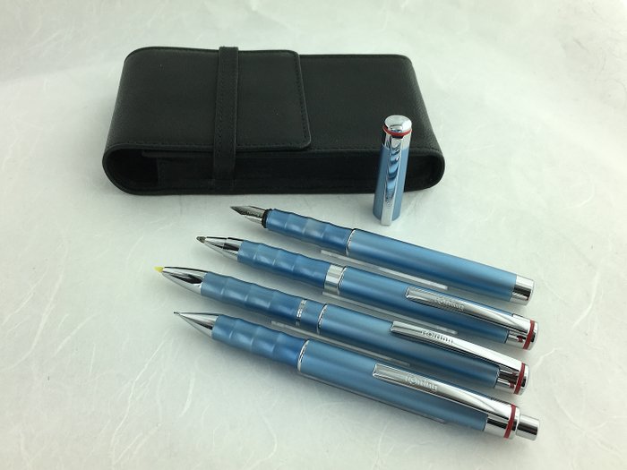 Rotring Esprit Special EditionTelescopic Fountain Pen Celeste Blue New In Box 
